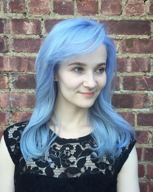 blue frost hair color nyc salon downtown cool